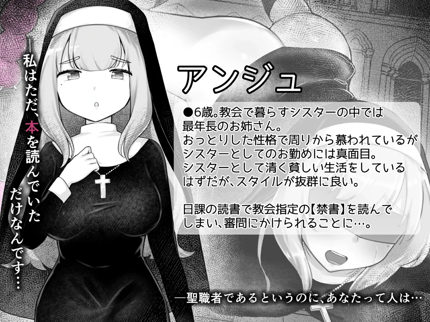 [PC游戏]T15657 Sister’s Libido ~異端審問官になって罪を犯した聖女たちを捕えてお仕置きするゲーム~Ver1.01 AI汉化版 [更新/349.5M]-资源巴士