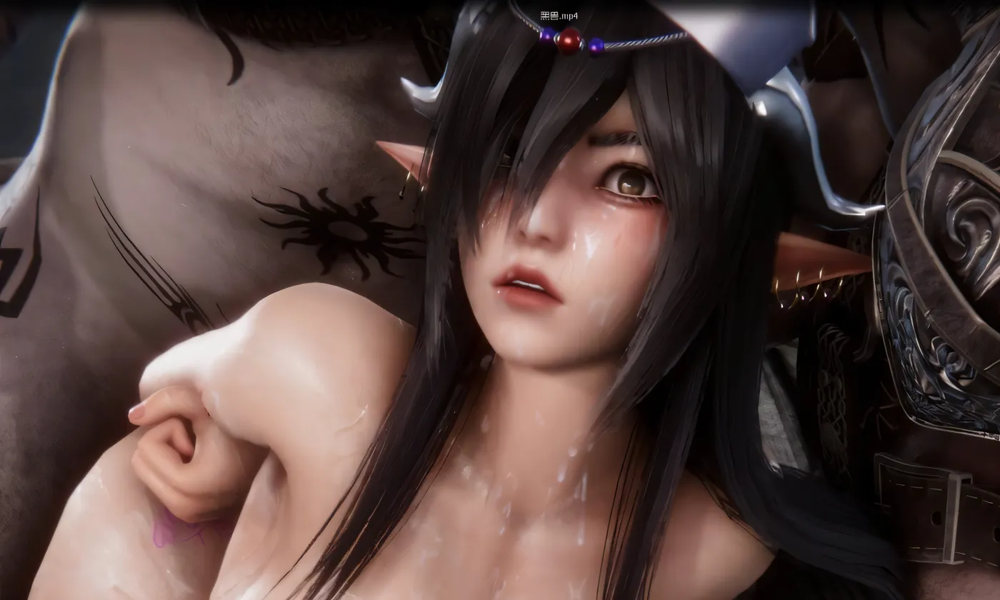 [同人动画]H2258 Elarbaby：D-18 黑兽 奥利卡 高傲精灵女王 [新作/2.3G]-资源巴士