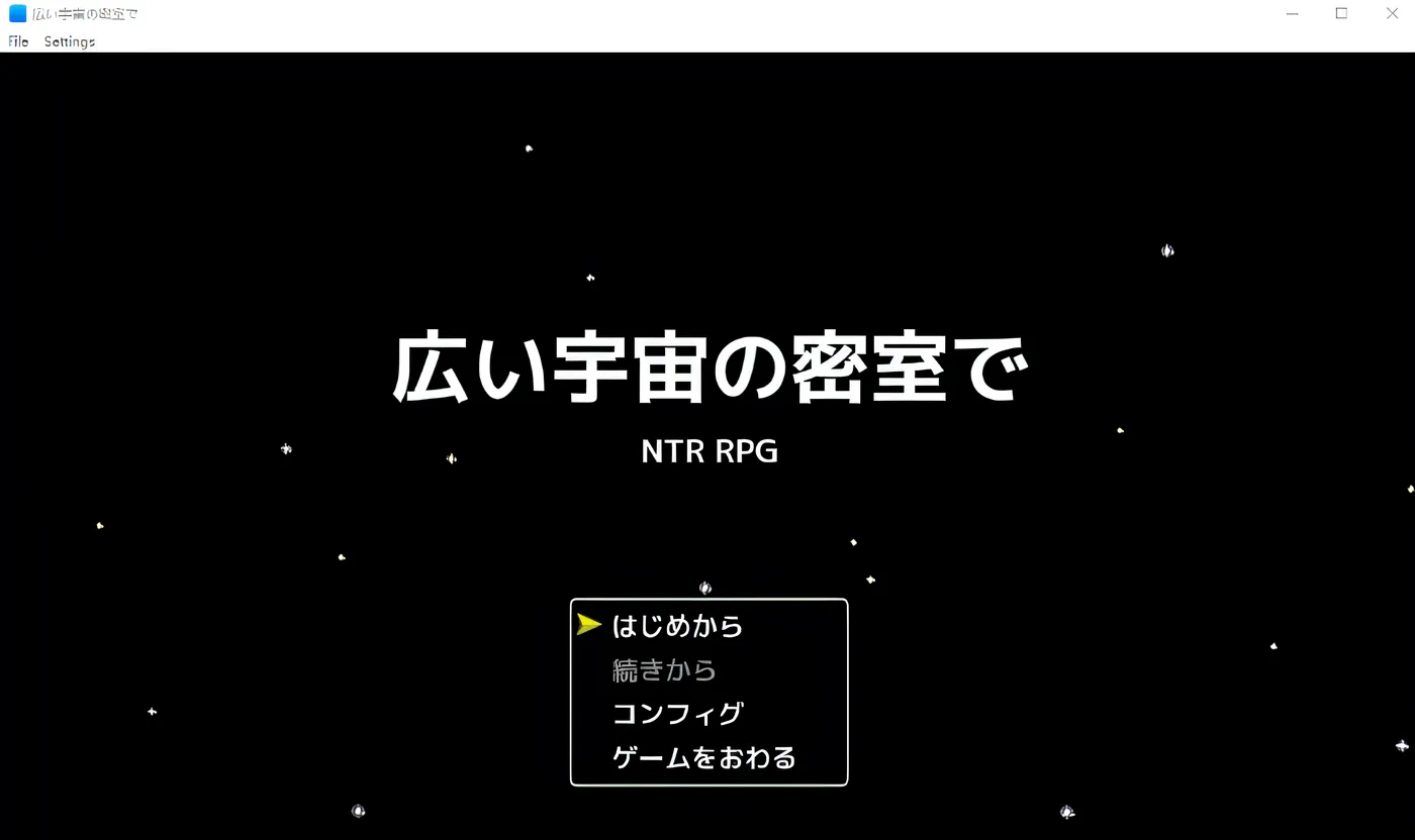 [PC游戏]T15626 NTR 角色扮演游戏 在广阔宇宙的密室里 Ver1.01 云翻汉化版 [新作/511M]-资源巴士