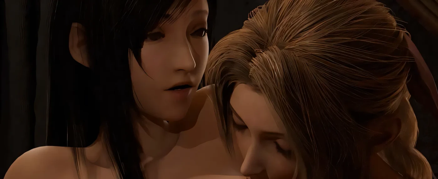 [同人动画]H2507 Teehee大师3D：整合2025年11月更新整合Aerith X Tifa 爱丽丝 [新作/5.4G]-资源巴士